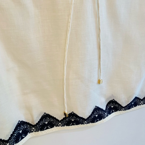 Tory Burch Margarita Linen Tunic Coverup XS - Picture 5 of 6